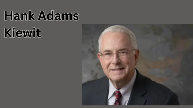 Hank Adams Kiewit: Hank Adams and His Legacy at Kiewit